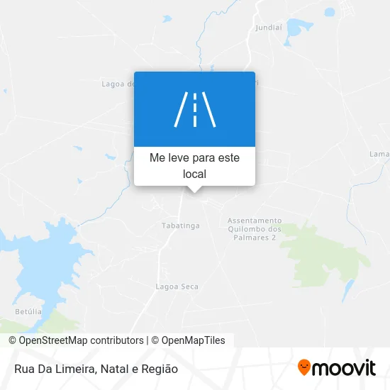 Rua Da Limeira mapa