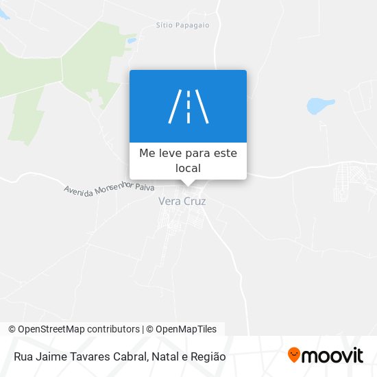Rua Jaime Tavares Cabral mapa