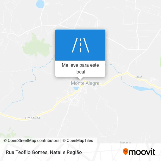Rua Teofilo Gomes mapa