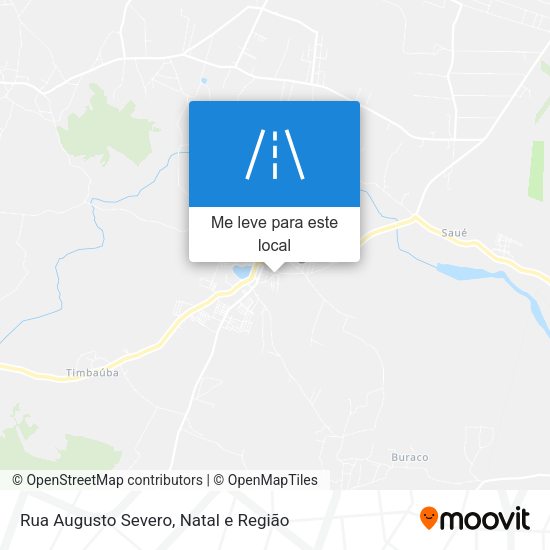 Rua Augusto Severo mapa