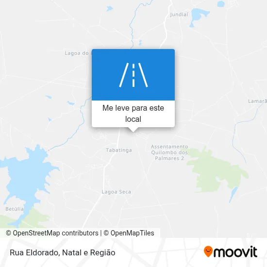 Rua Eldorado mapa
