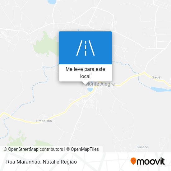 Rua Maranhão mapa