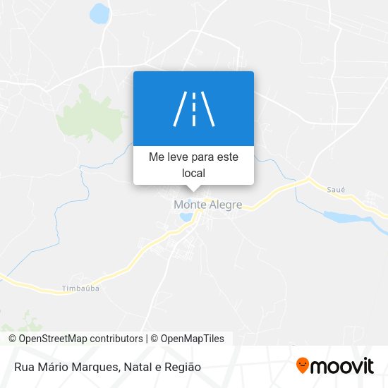 Rua Mário Marques mapa