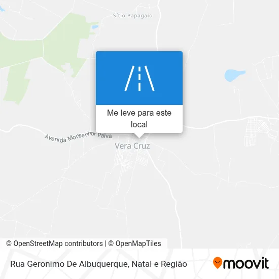 Rua Geronimo De Albuquerque mapa