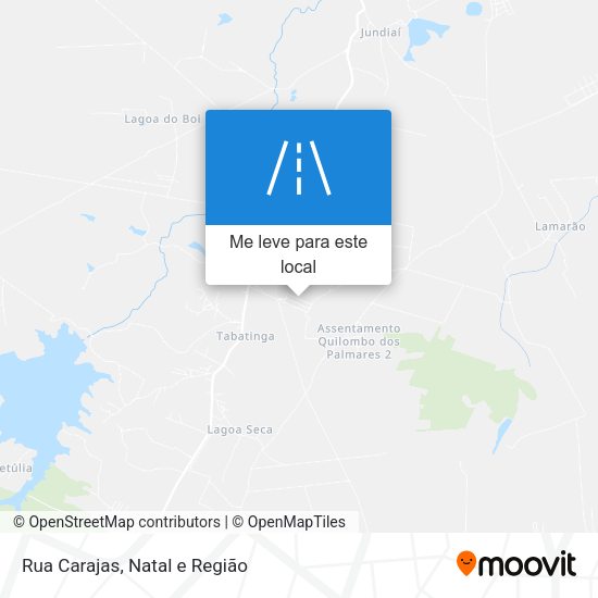 Rua Carajas mapa