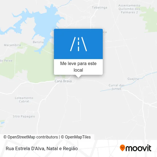 Rua Estrela D'Alva mapa