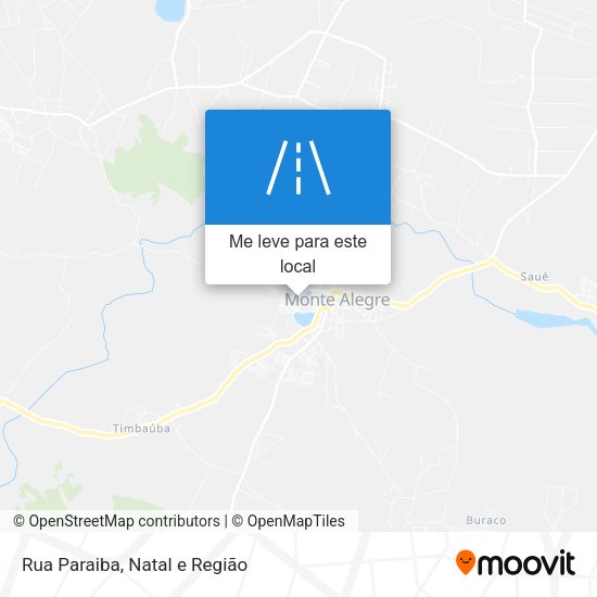 Rua Paraiba mapa