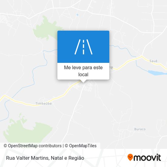 Rua Valter Martins mapa