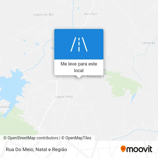 Rua Do Meio mapa