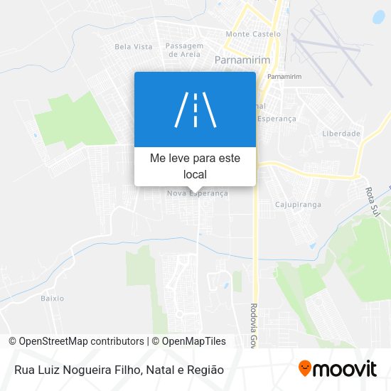 Rua Luiz Nogueira Filho mapa