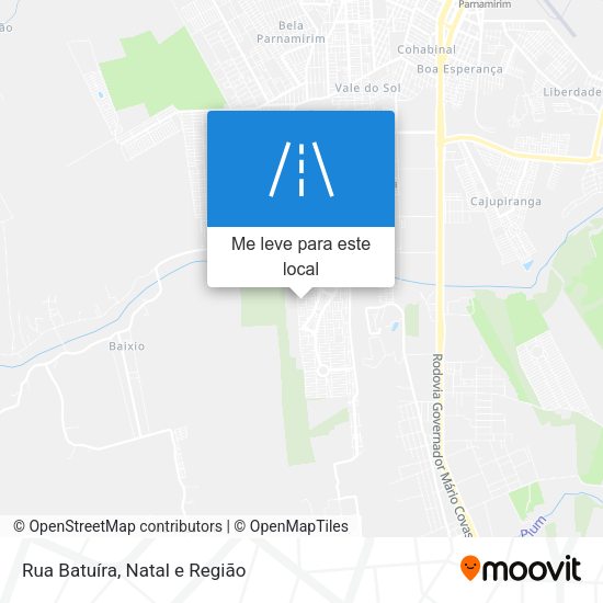 Rua Batuíra mapa
