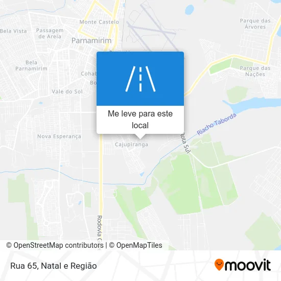 Rua 65 mapa