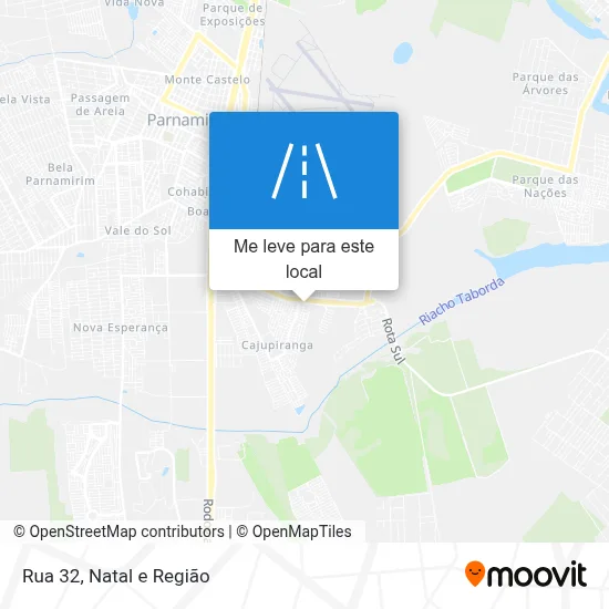 Rua 32 mapa