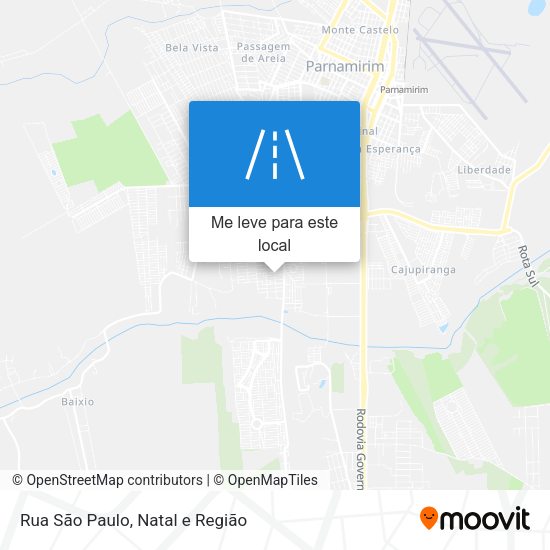 Rua São Paulo mapa