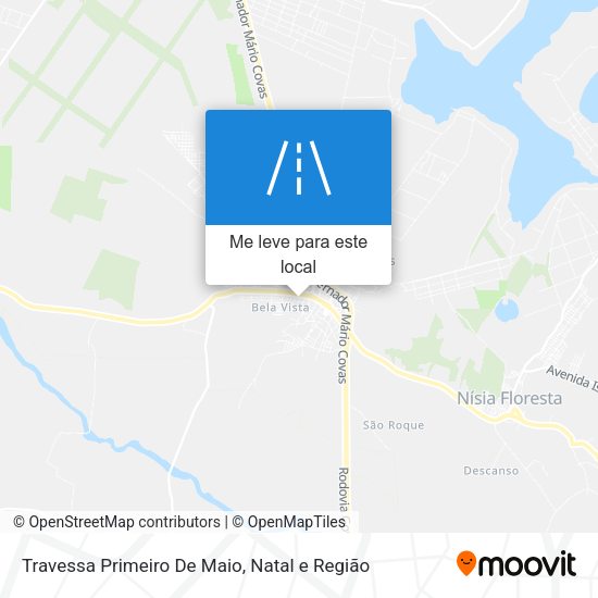 Travessa Primeiro De Maio mapa