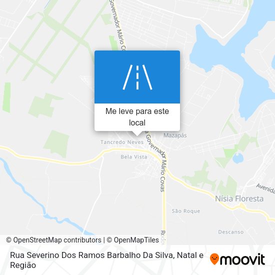 Rua Severino Dos Ramos Barbalho Da Silva mapa
