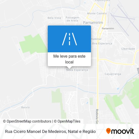 Rua Cicero Manoel De Medeiros mapa