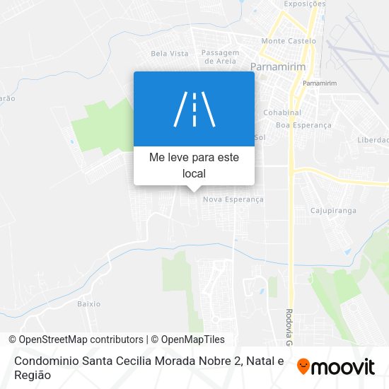 Condominio Santa Cecilia Morada Nobre 2 mapa