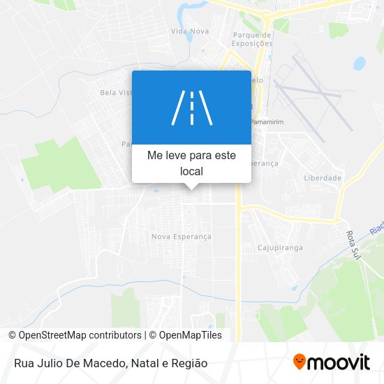 Rua Julio De Macedo mapa
