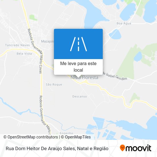 Rua Dom Heitor De Araújo Sales mapa