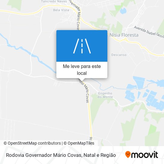 Rodovia Governador Mário Covas mapa