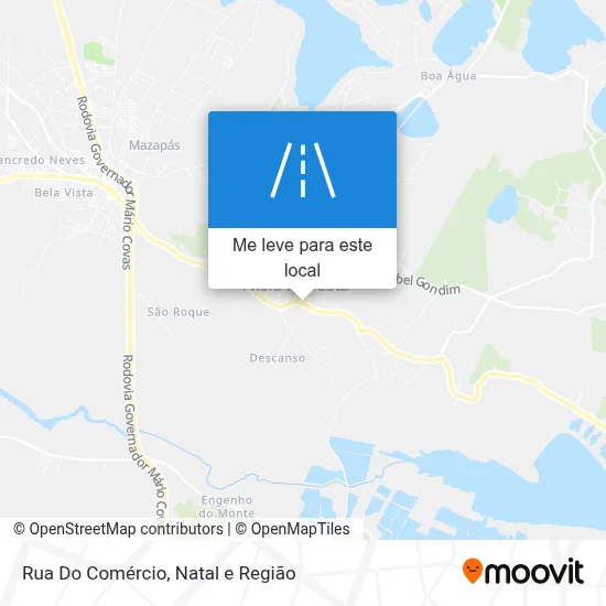 Rua Do Comércio mapa