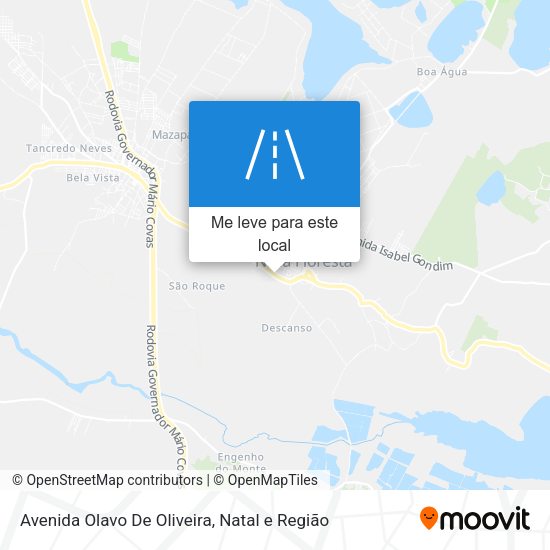 Avenida Olavo De Oliveira mapa