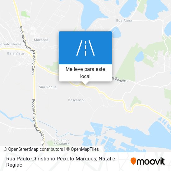 Rua Paulo Christiano Peixoto Marques mapa