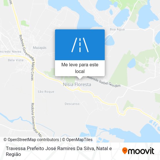Travessa Prefeito José Ramires Da Silva mapa