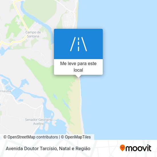 Avenida Doutor Tarcísio mapa