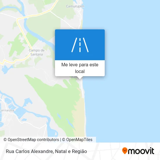 Rua Carlos Alexandre mapa