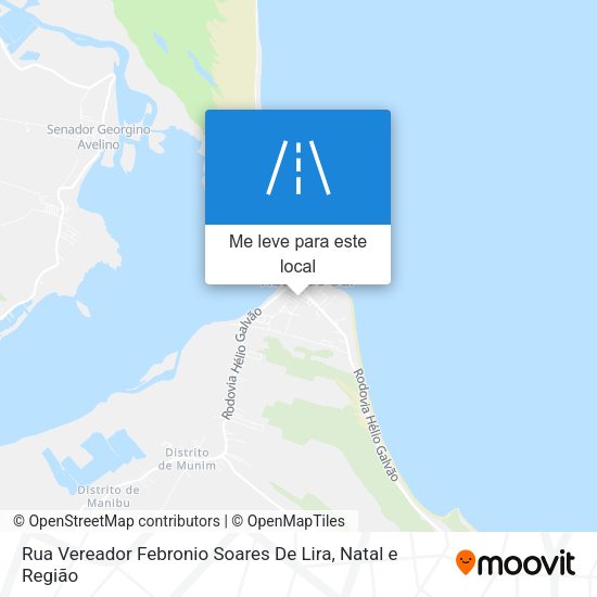Rua Vereador Febronio Soares De Lira mapa