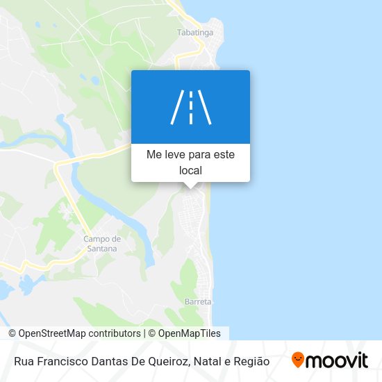 Rua Francisco Dantas De Queiroz mapa