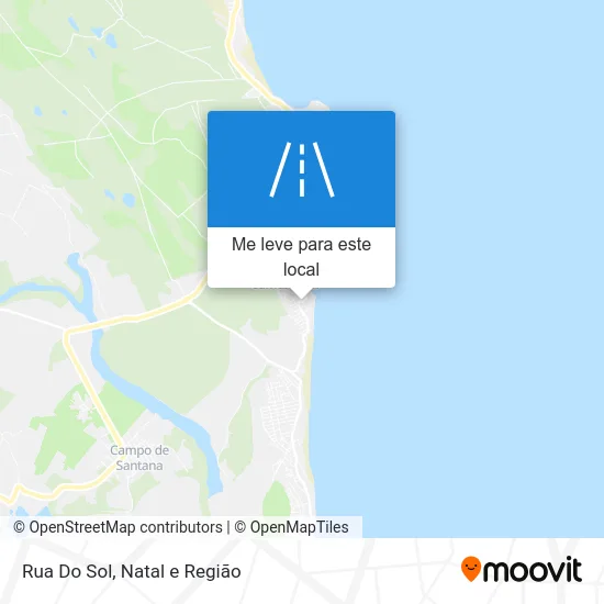 Rua Do Sol mapa