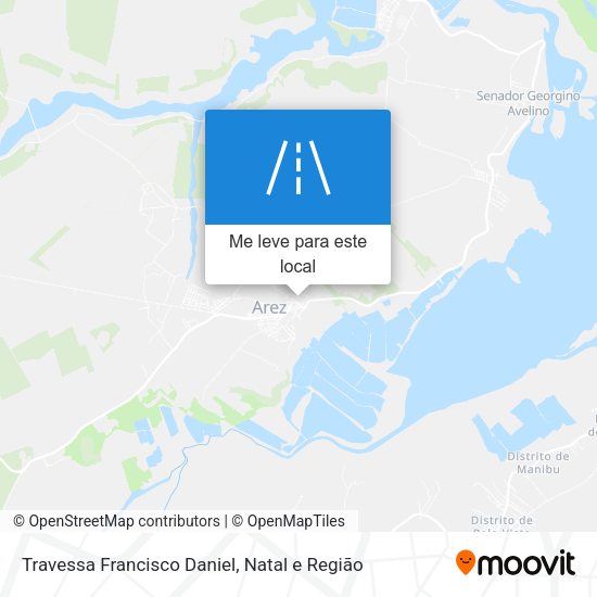 Travessa Francisco Daniel mapa