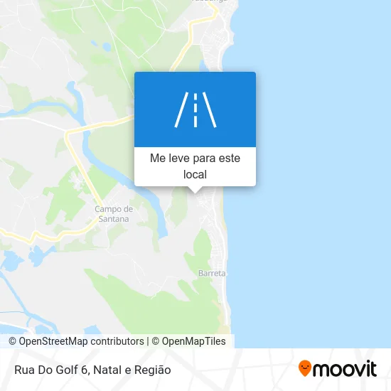 Rua Do Golf 6 mapa