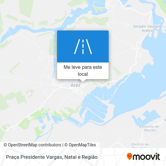 Praça Presidente Vargas mapa