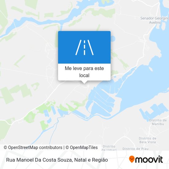 Rua Manoel Da Costa Souza mapa