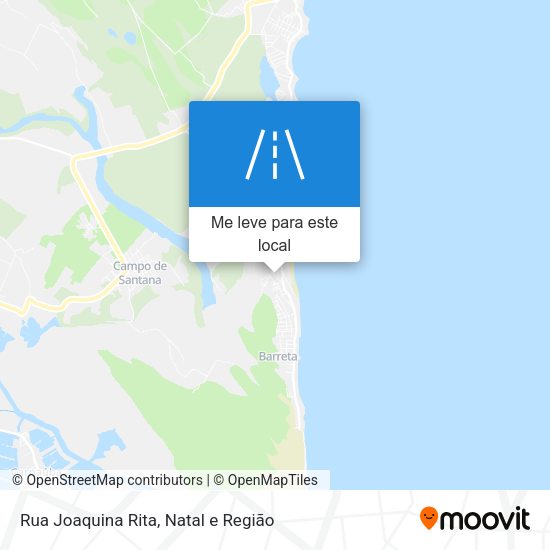 Rua Joaquina Rita mapa