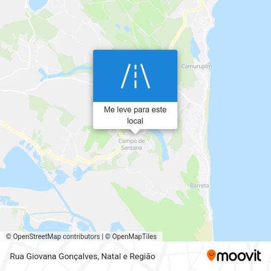 Rua Giovana Gonçalves mapa