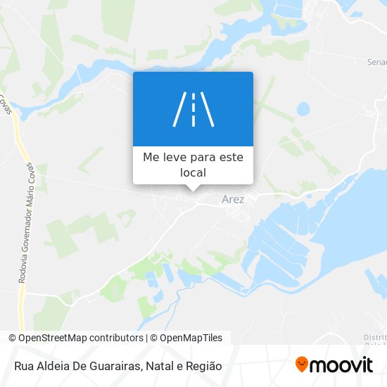Rua Aldeia De Guarairas mapa