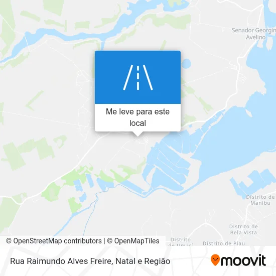 Rua Raimundo Alves Freire mapa