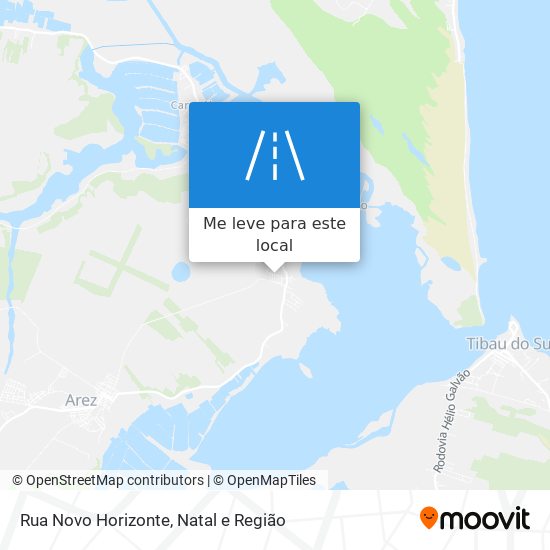 Rua Novo Horizonte mapa