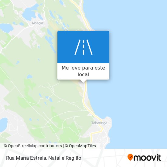 Rua Maria Estrela mapa