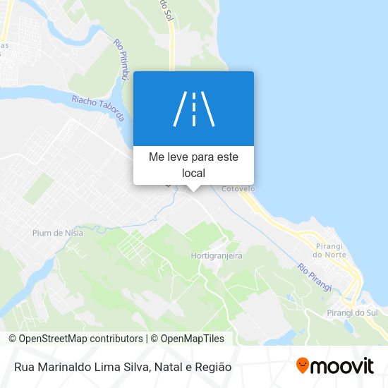 Rua Marinaldo Lima Silva mapa