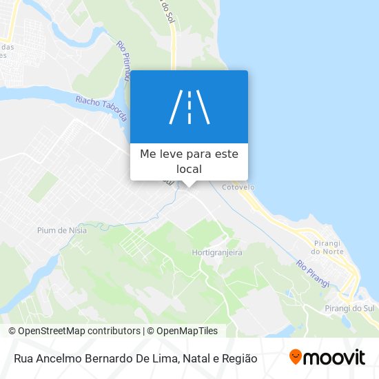 Rua Ancelmo Bernardo De Lima mapa