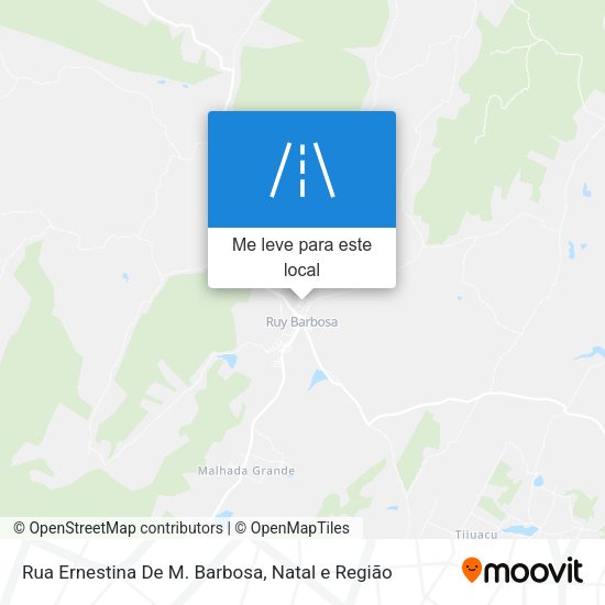 Rua Ernestina De M. Barbosa mapa