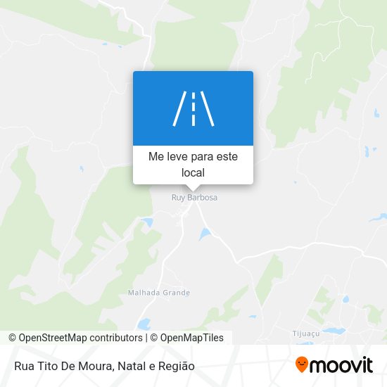 Rua Tito De Moura mapa