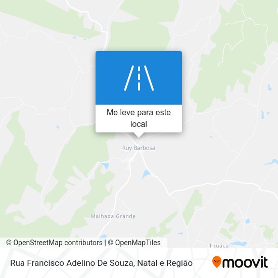 Rua Francisco Adelino De Souza mapa