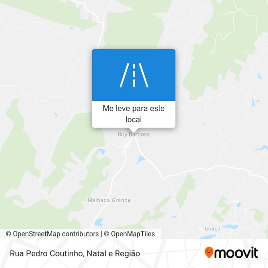 Rua Pedro Coutinho mapa